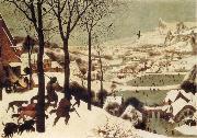 BRUEGHEL, Pieter the Younger The Hunters in the Snow china oil painting reproduction